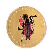 Shrinathji 24K Gold Plated God Coin – Swiss Made Sacred Blessing for Devotion Wealth & Harmony - Coins