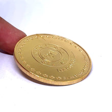 Shrinathji 24K Gold Plated God Coin – Swiss Made Sacred Blessing for Devotion Wealth & Harmony - Coins