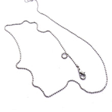 Silver Beaded Chain Necklace – Minimalist Rhodium-Plated and Layered Versatile Jewelry - Necklace