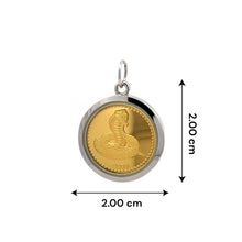 Tri-Dhatu Snake Chinese Zodiac Pendant – Tri-Dahatu Handcrafted Talisman in Gold Silver & Copper for Wisdom Intuition &