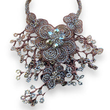 Statement Handmade Necklace Cluster Drippy 20