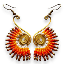 Handmade Earrings Art of Thread Embroidery Jewelry