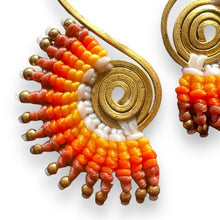Handmade Earrings Art of Thread Embroidery Jewelry