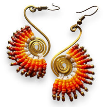 Handmade Earrings Art of Thread Embroidery Jewelry