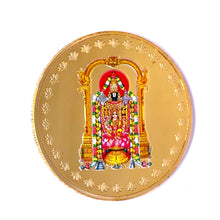 Tirupati Balaji 24K Gold Plated Coin – Divine Venkateswara Swiss Made Token for Prosperity Protection & Blessings