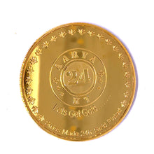 Tirupati Balaji 24K Gold Plated Coin – Divine Venkateswara Swiss Made Token for Prosperity Protection & Blessings