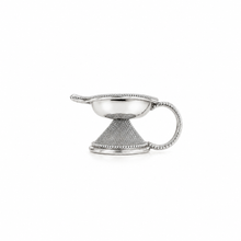 Traditional 999 Silver Deepak 28 Gram | Luxury Handcrafted Deepam Temple Diya - Lamp