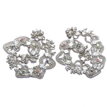 Traditional Multi Layered German Silver Payal Pair with Heart Motif and Anklet Bells - Anklet