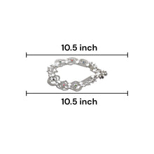 Traditional Multi Layered German Silver Payal Pair with Heart Motif and Anklet Bells - Anklet