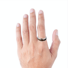 Tungsten Ring Beveled Edges Camouflage Inlay Hunting Pattern Finished 8mm Band