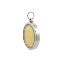 Two-Sided Islam Trio Metal Pendant – Handcrafted Unisex Muslim Talisman in Gold Silver & Copper for Faith Peace &