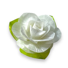 Handmade Earrings Fish Scales White Rose Jewelry