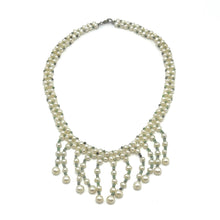 White Freshwater Pearl Necklace Round 4.5-5.5mm Bib Fringe Style | Drop Elegant Wedding Jewelry Gift - Necklace
