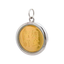 Year of the Dragon Tri-Dhatu Pendant – Handcrafted Chinese Zodiac Talisman in Gold Silver & Copper for Power Luck &