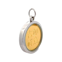 Year of the Dragon Tri-Dhatu Pendant – Handcrafted Chinese Zodiac Talisman in Gold Silver & Copper for Power Luck &