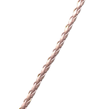 Yellow Stone Pendant Drop Shape 16mm With Light Pink Twisted Cord Glass Stone Necklace Inspired By Cheerful Bright