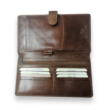 Travel Wallet Leather Umberto Ferreti Made In Italy Organizer