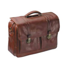 Business Traveller Bag Leather Umberto Ferreti Made In Italy Organizer